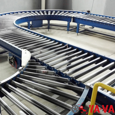 New 2021 YA-VA Food Packaging Industry Roller Conveyor System, Powered Roller Conveyor